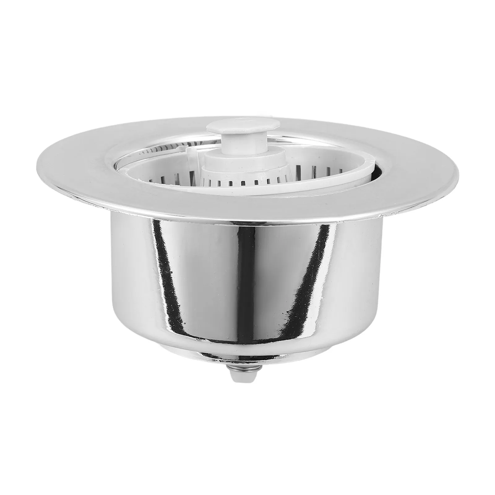 Metal Sink Strainer Thickened Food Catcher Anti Clog Drain Filter for Kitchen Sink