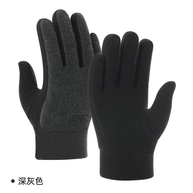 Guantes de invierno para hombre y mujer, guantes térmicos de lana resistentes al frío, resistentes al viento, impermeables, cálidos, para correr al aire libre, esquiar