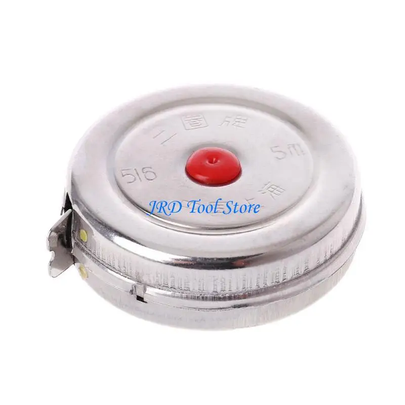 A2UD Pocket Tape Measing Stainless Steel Pita Measing Retractable Metric Construction