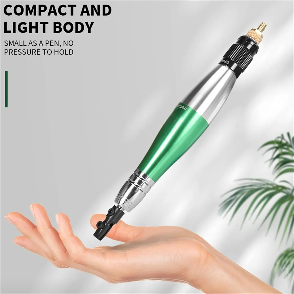 1/8'' Ultrasonic Micro Pneumatic Air Pencil Die Grinder Reciprocating Grinding File for Polishing and Deburring