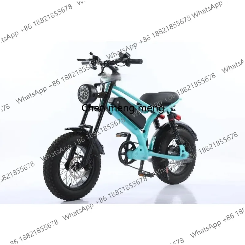 Snowbike Retro Trendy Mountain Bike Student Commuter Variable  Adult Electric Bicycles Lightweight and Shockproof