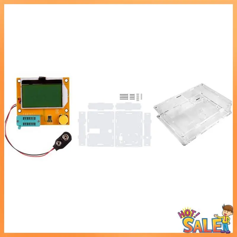 

1Set 328 Graphical Transistor Tester ESR MOSFET Resistance Sense LCD Display Checker ABS