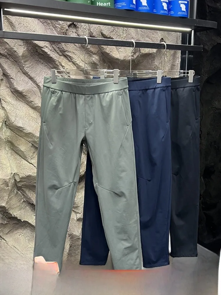 

Busin Series Outdoor Мужские водонепроницаемые дышащие повседневные брюки с защитой от ветра Модные молодежные прямые брюки из полиэфирного волокна