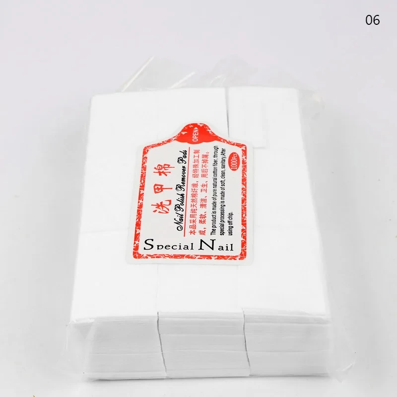 1000/600 Pz Salviette Per Unghie Professionali 100% Dischetti di Cotone Per Unghie Senza Pelucchi di Cotone Gel Polish Remover Unghie Artistiche Strumenti di Pulizia