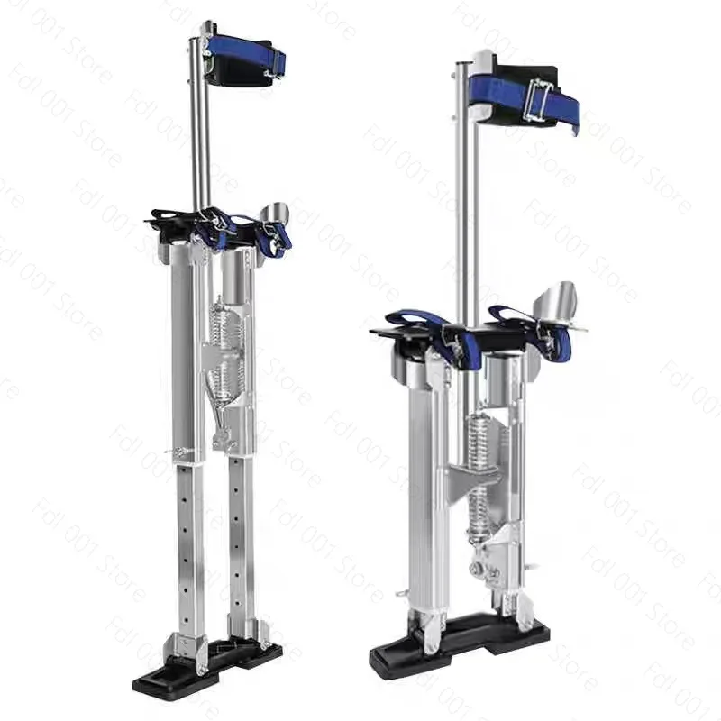 Drywall Stilts Adjustable Aluminum Tool Stilts with Ladder Adjustable Plastering Stilts Paint Tool Stage Props 40-60cm 45-75cm