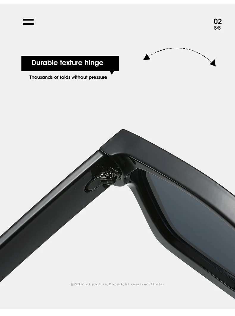 SHAUNA Ins Beliebte Damen Quadratische Sonnenbrille Retro Herren Getönte Farbtöne UV400 – Detail 28