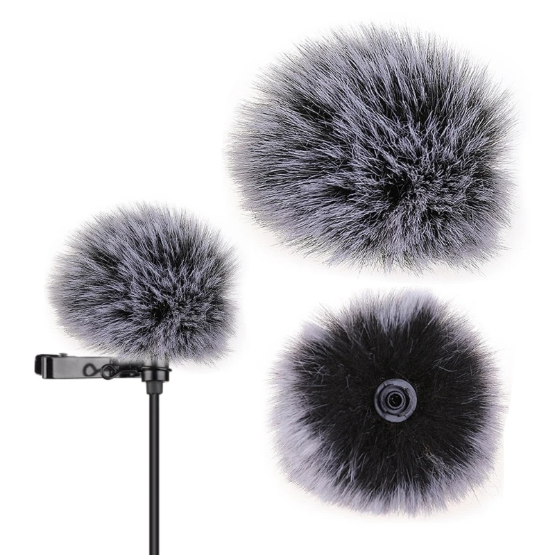 Outdoor Artificial Fur Wind Microphone Cover Muff Windscreen Sleeve Shield For DJI MIC Dead Cat Windshield