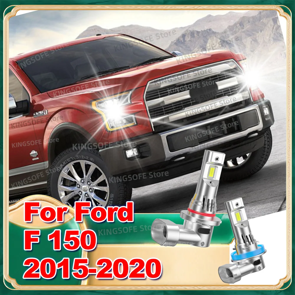 

2/4Pcs LED 50000LM Light Bulbs Auto Lamp 6000K For Ford F 150 2015 2016 2017 2018 2019 2020