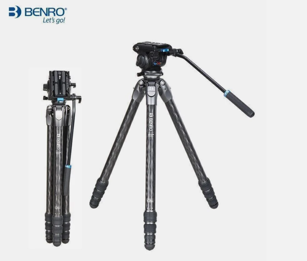 Benro TR328CL (TTOR34) TR328CLK Tripod Carbon Fiber Tripods Camera Stand S4N（s4pro） Video Head