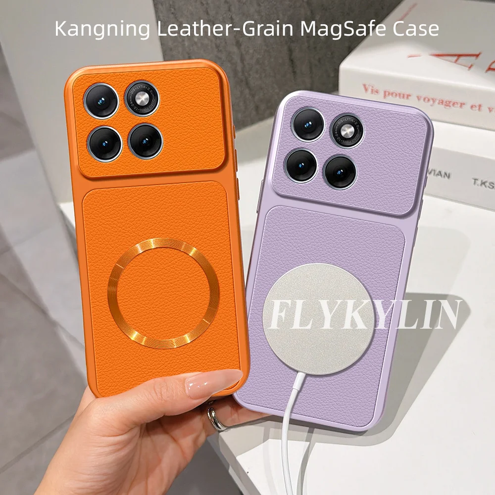 For MOTO Edge 70  60 Fashion 70 60 50 Pro 60s Litchi Textured Leather With Magnetic Suction For Anti Drop Protection Shell