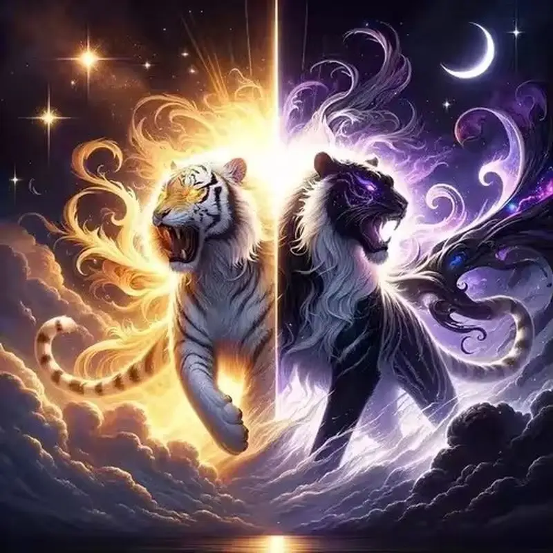 

CHENISTORY 5d Diamond Painting Full Square/Round Tiger Animal Diamond Embroidery Complete Kit Mosaic DIY Needlework