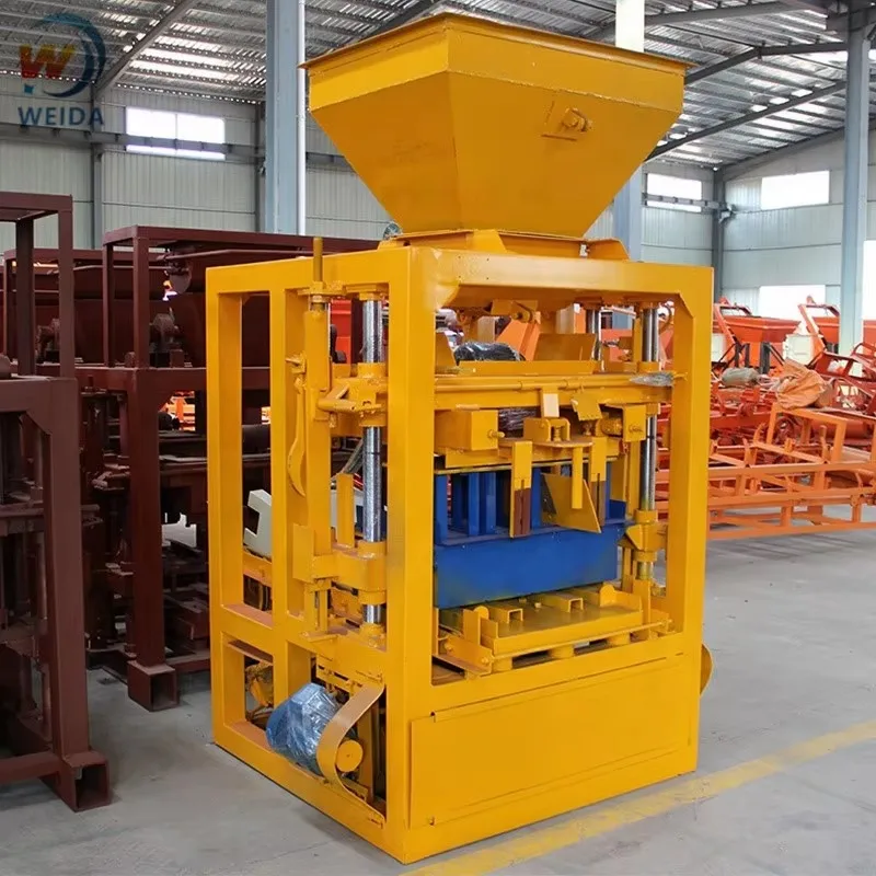 Customized Automatic Cement Hollow Brick Machine QT4-36 Concrete Block Machine Solid Paving Brick Making Machine