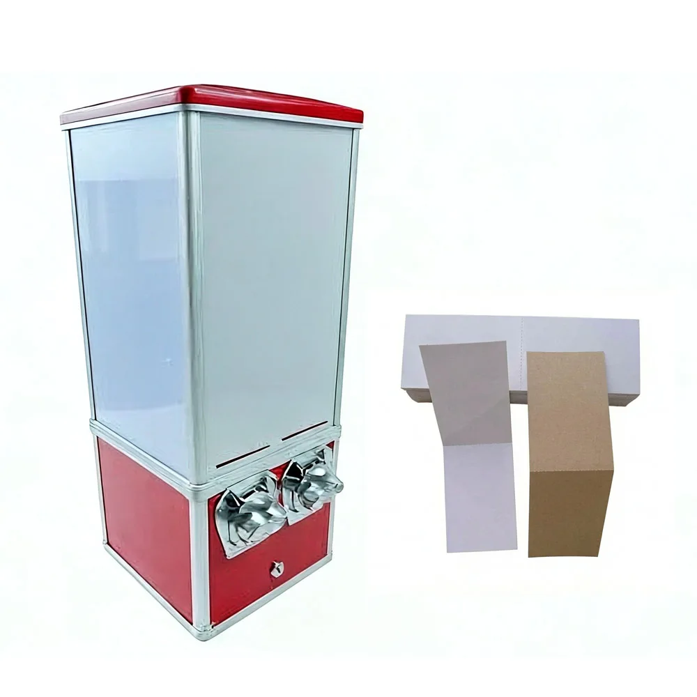Cardboard Tattoo Sticker Vending Machine Mini Arcade Machine Contact Customer Service Notes Set Currency