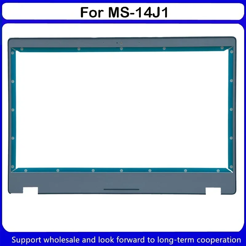 LCD الجبهة الحافة غطاء لأجهزة الكمبيوتر المحمولة ، دفتر رمادي ، جديد ، MS-14J1 ، 4J1BXXX