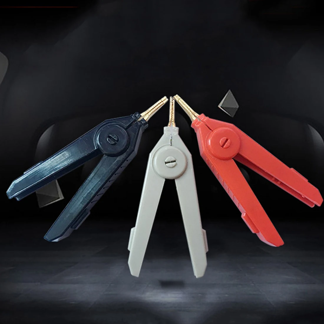 3 قطعة 90 مللي متر 20A التمساح كليب النحاس التمساح كلفن النحاس مطلية بالذهب كليب-ABXK