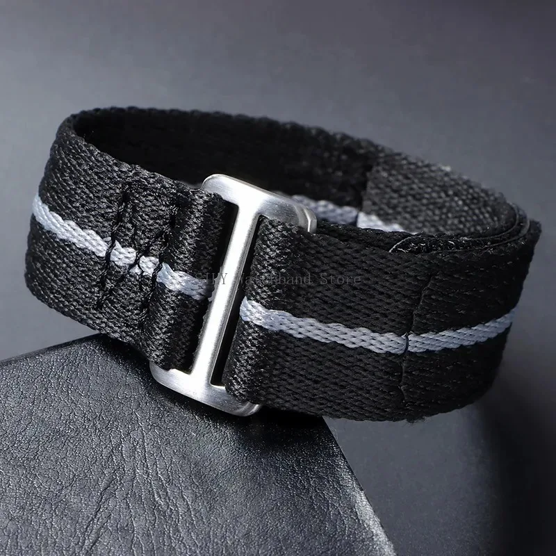 Military Nylon Watch Band Strap For Tudor FXD Bayview Little Red Flower Bluedon Dividing Wrist Bracelet 20/22mm Canvas Wristbelt