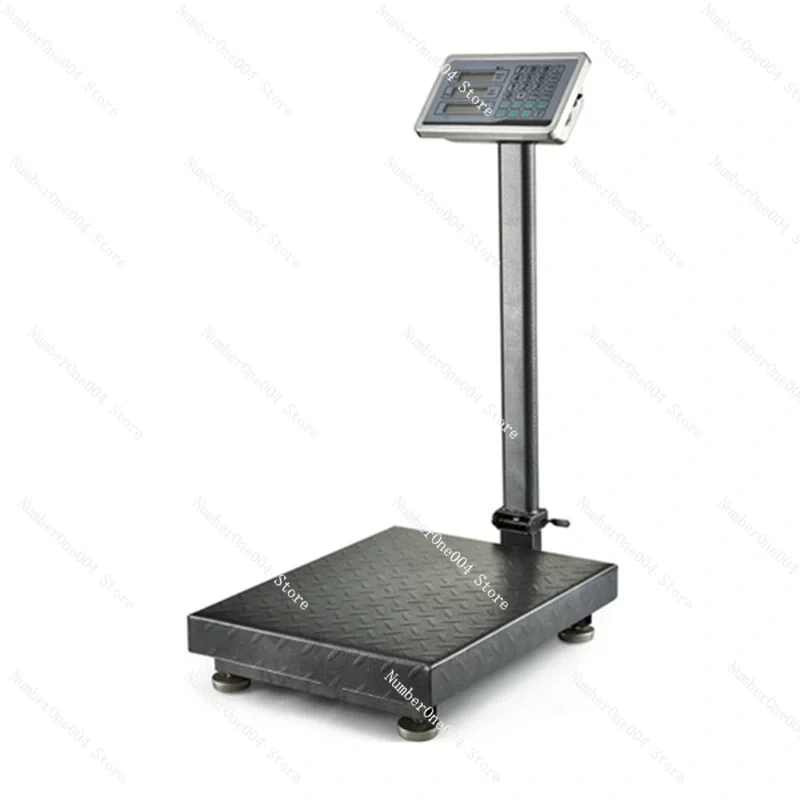 150kg/300kg English Neutral Packaging EU Plug Platform Scale Industrial Logistics Electronic Scale