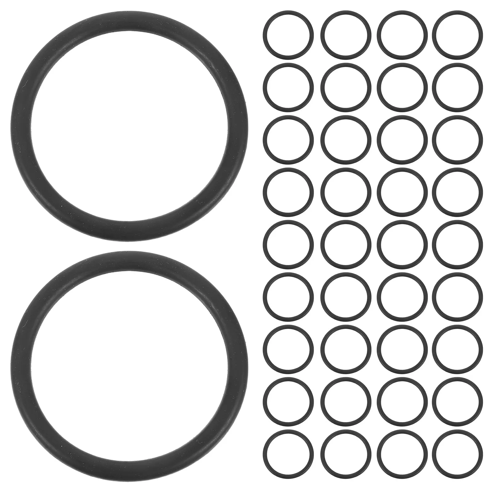 50pcs Oil Lid Seal Gasket Replacement Rubber Seals For Leakproof Drum Container Airtight Storage Industrial Use