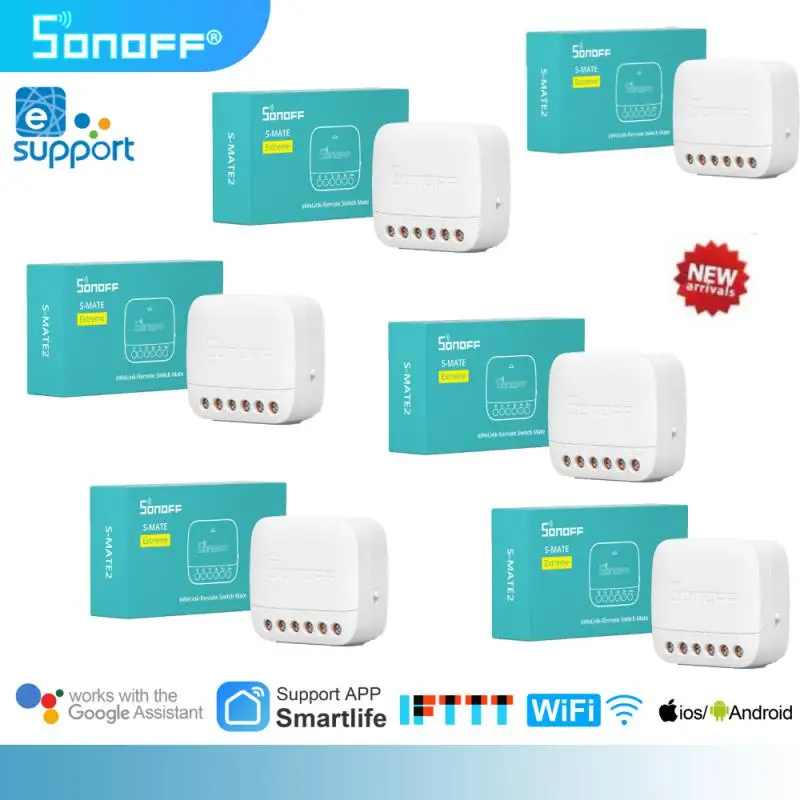 SONOFF 1-10PCS S-MATE2 Extreme Switch Mate Smart Home via eWeLink-Remote Control Works With Alexa Google Home IFTTT