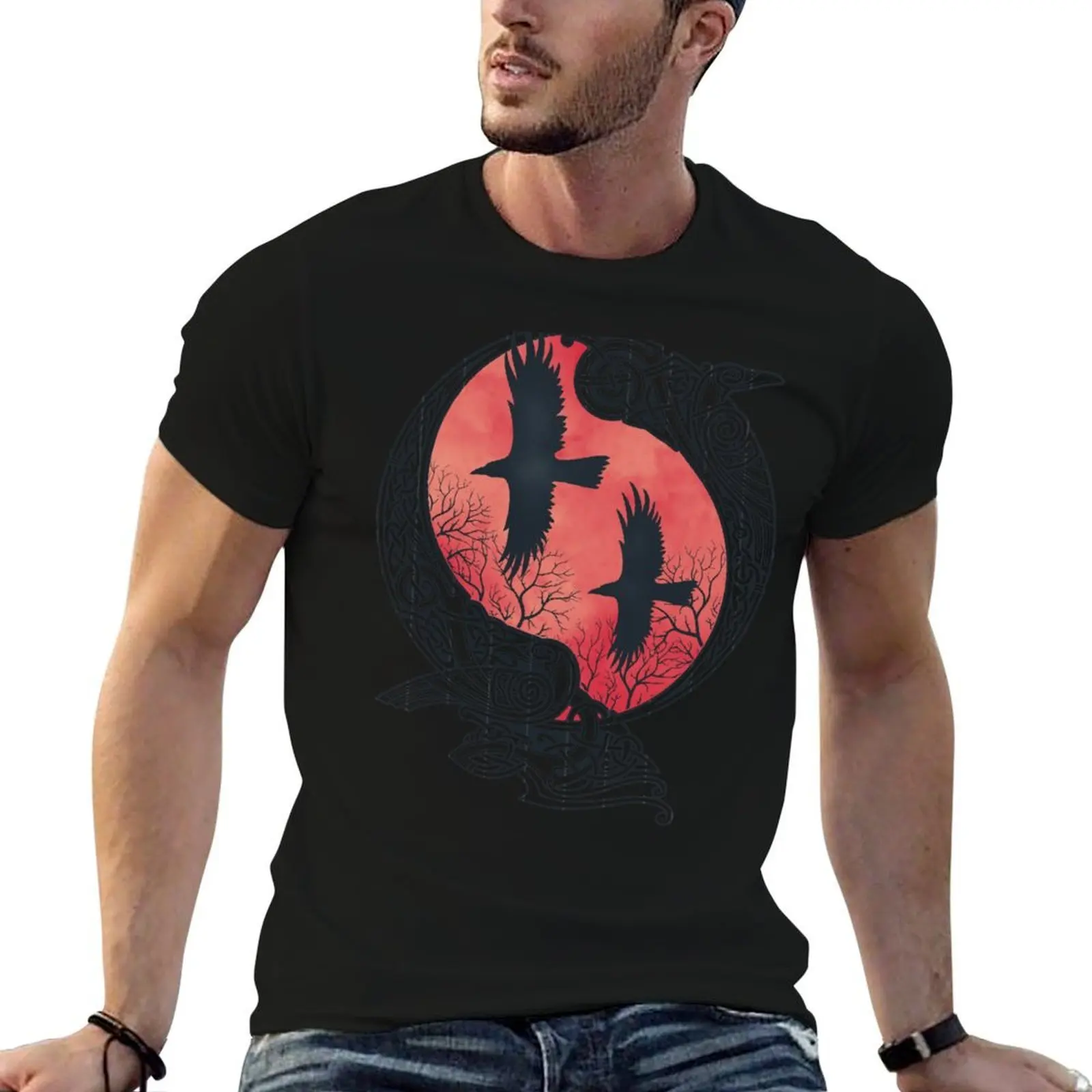 

HUGIN&MUNIN T-Shirt man t shirts high quality luxury brand t shirts cotton 100% man t shirt designer T-shirt