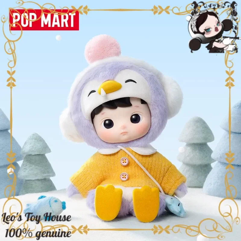 POPMART HACIPUPU Penguin Stitch Little Greedy Bag 1/8 1/12 Scale Action Figure Collectible Model Doll Desktop Ornament Gift - view 5