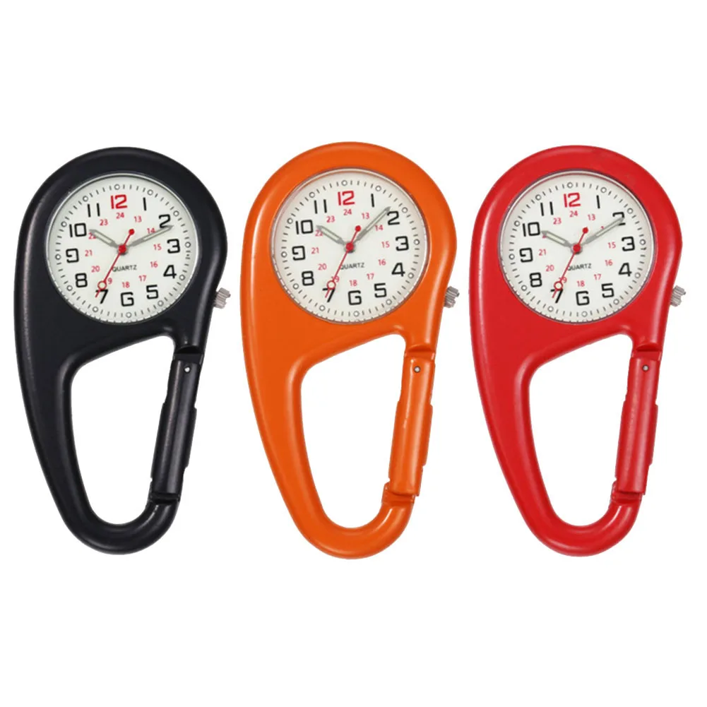 

Luminous Climbing Pocket Watch With Carabiner - Portable Carabiner Hook Watch For Hiking & Climbing