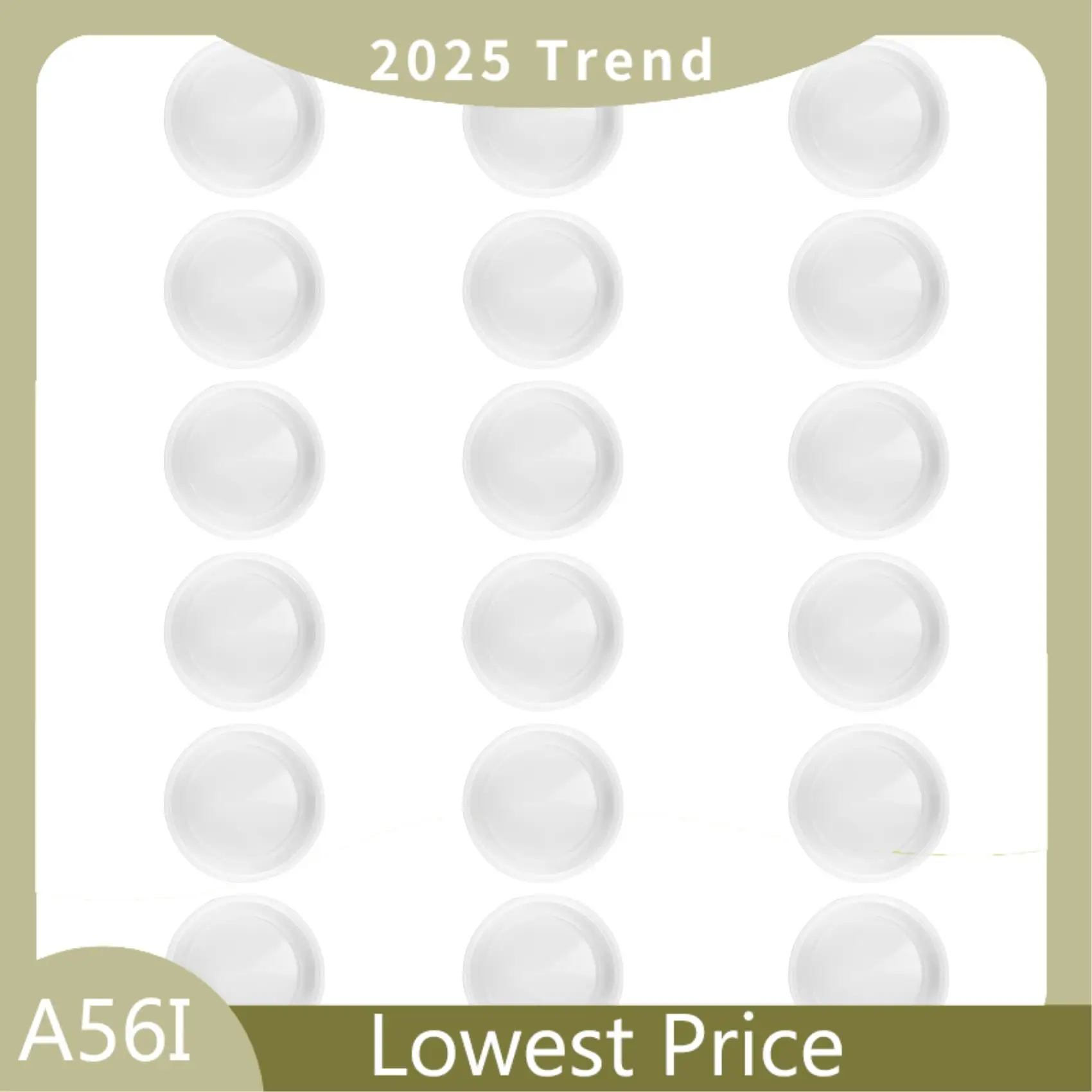 

ABDD 18 Pack Plastic Regular Mouth Jar Lids For Ball, Kerr And More - Food Grade White Plastic Storage Caps