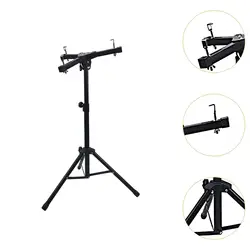 10inch to 12inch Adjustable Height Drum Stand Drum Pad Stand Practice Drum Stand Instrument Drum Base Accessory for Kids