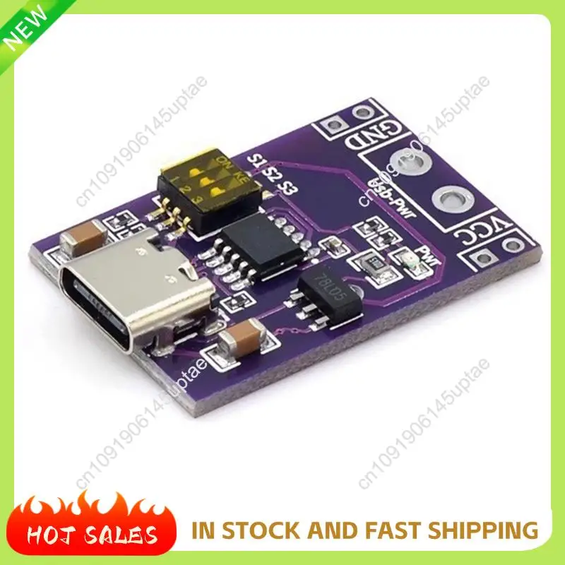 N88R 3Pcs Type-C QC PD2.0 PD3.0 To DC Spoof Fast Charge Trigger Poll Detector USB-PD Notebook Power Supply Change Board