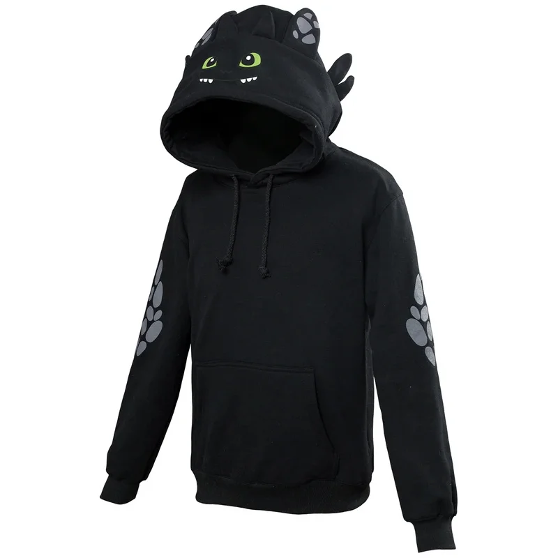 Toothless Cosplay Hoodie Boys Girls Kids Costume Anime How To Train Cosplay Your Dragon Roleplay Fantasia Child Casual Halloween