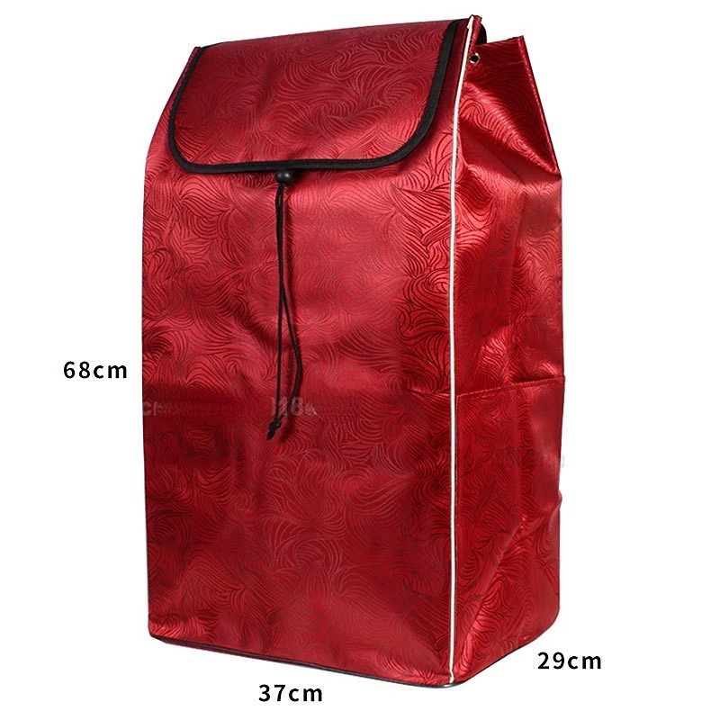 

Shopping Bags for Trolley Cart Shopping Cart Woman Carrier Basket Trailer Portable Cart Large Storage Bags Foldable Handbag