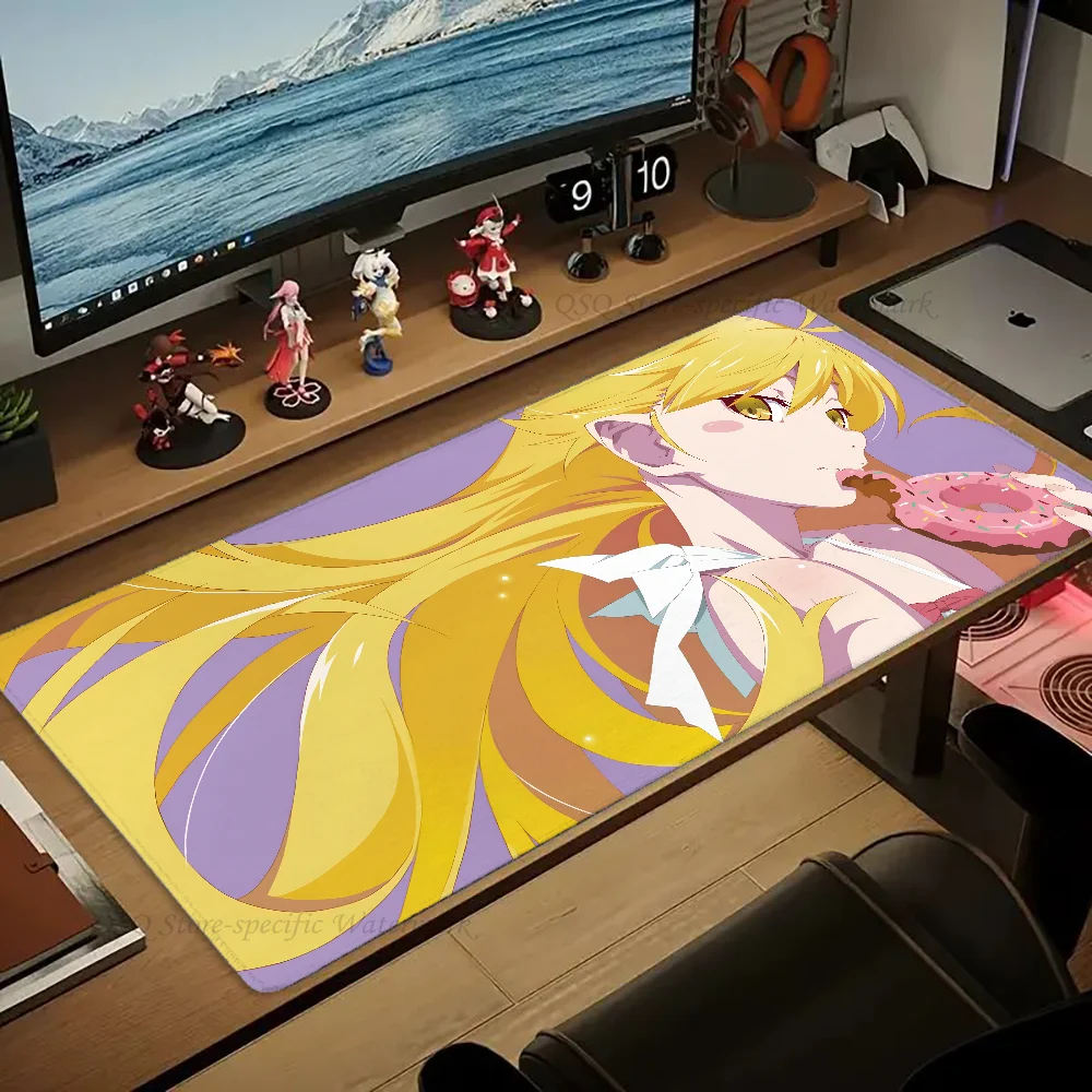 1pc Animation Shinobu Oshino Monogatari Series Mouse Mat Desk Mat With Pad Gaming Accessories Prime Gaming XXL Keyboard Pad