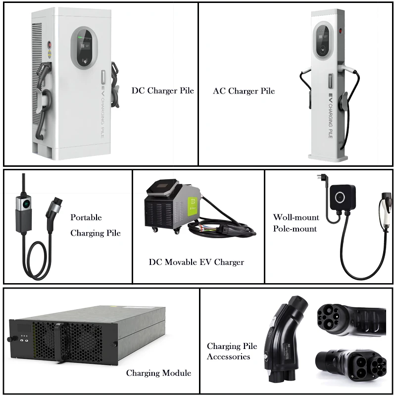 Estación de carga rápida para coche eléctrico, cargador Ac Ev tipo 2, Ocpp, 32a, 16a, Evse, Wallbox, función App, 11kW, 22kW, Ev, nuevo producto