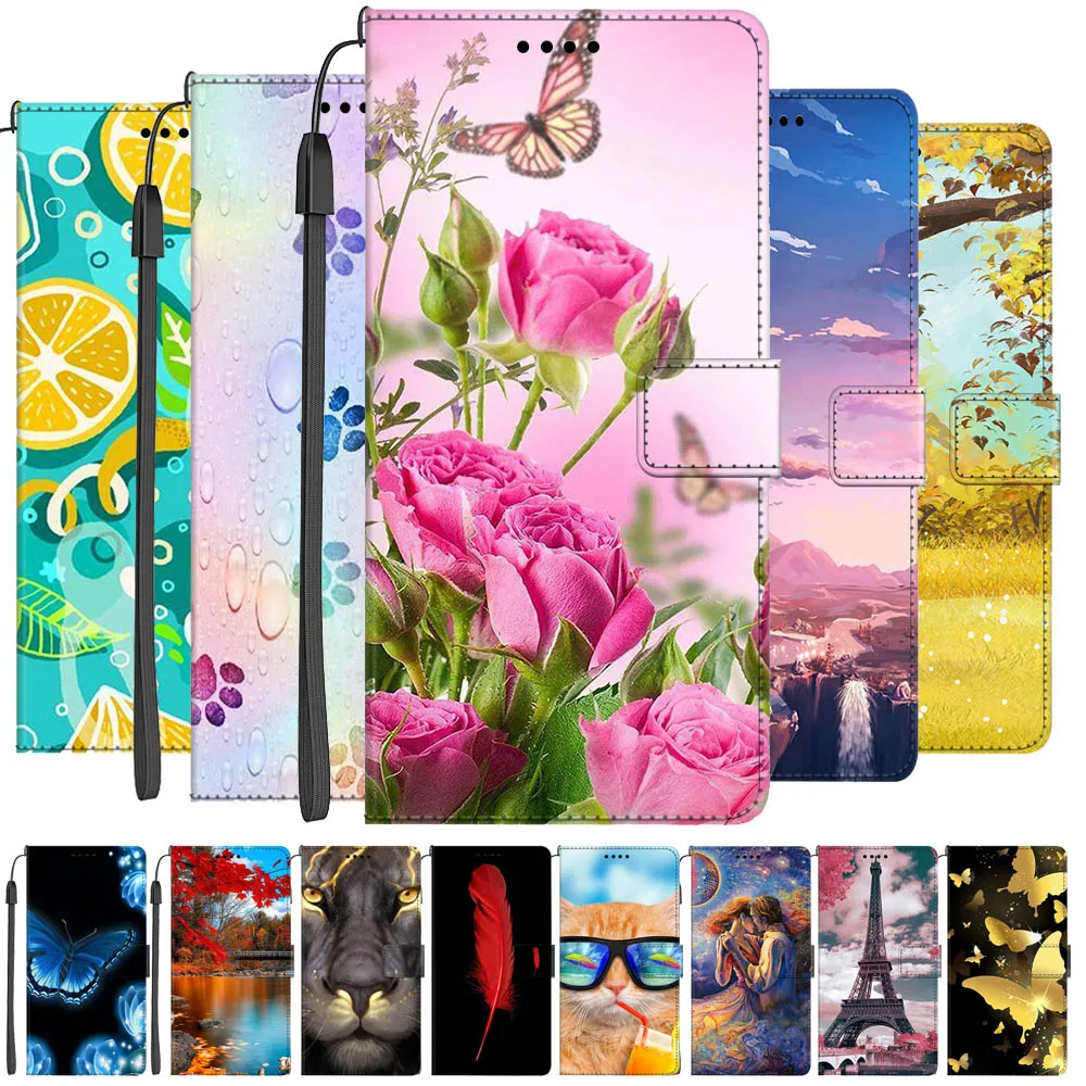 

Кожаный чехол-книжка для OPPO A80 5G, флип-чехол, роскошный держатель для телефона-кошелька для OPPO A80 5G, чехол с мультяшными слотами для карт, магнитные сумки