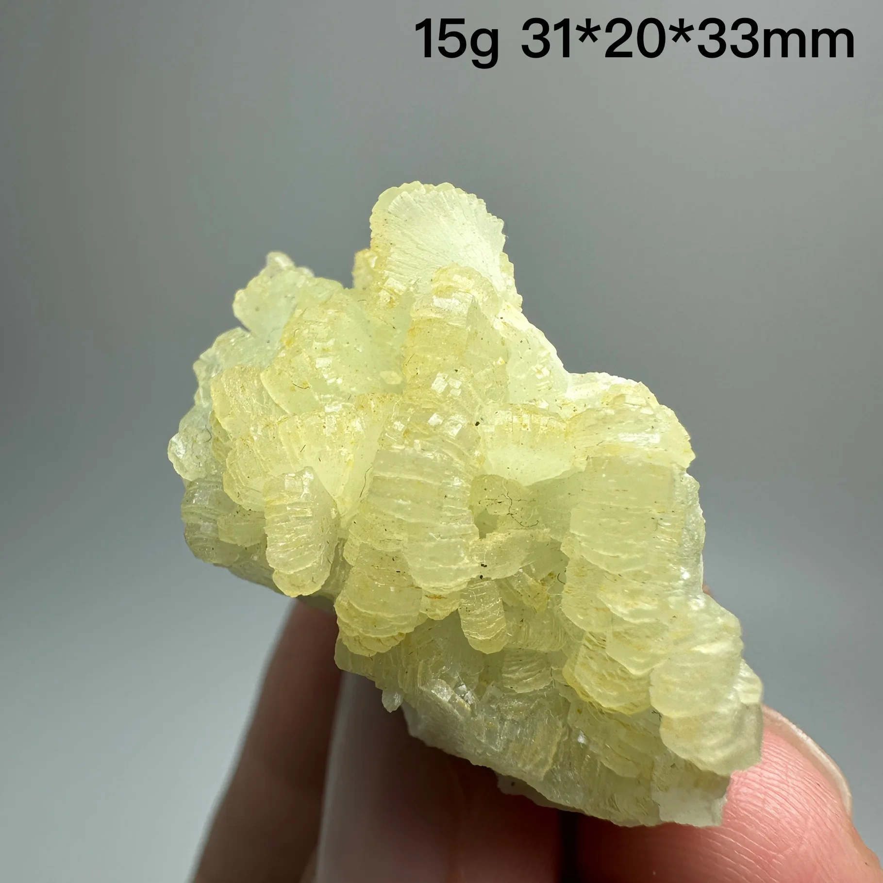 Natural Prehnite Mineral Specimens + healing quartz crystals and stones rock gemstone