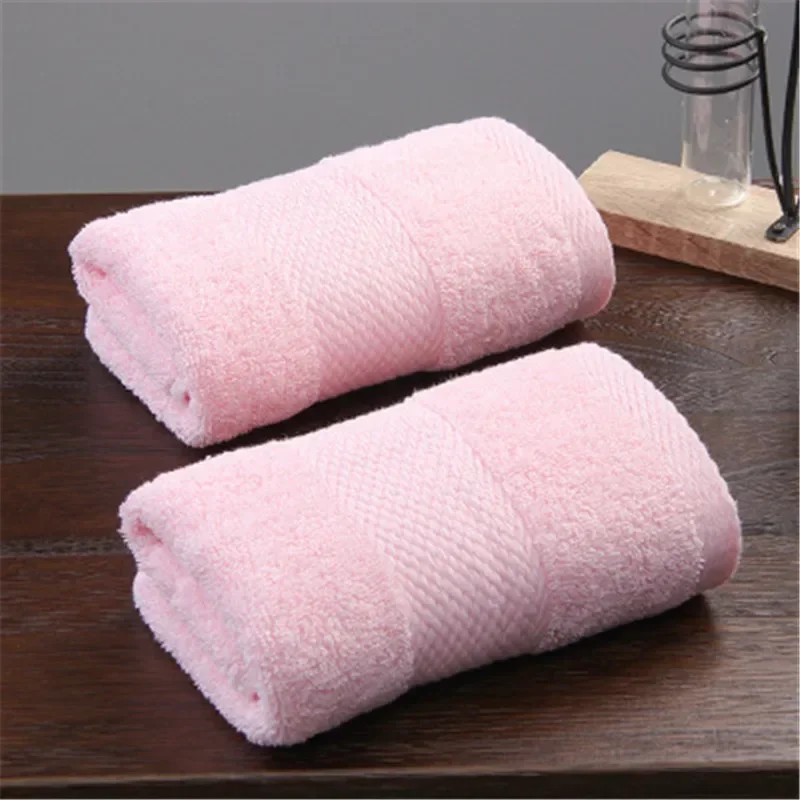 100% cotton towel bathroom 35*75cm Pink gray Khaki purple soft gift bathroom Shower Super absorbent face towel microfiber hair