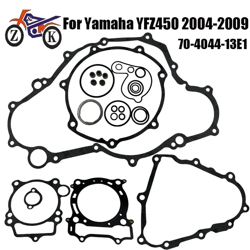 

ATV Engine Gasket Kit For Yamaha YZF450 2004-2009 2012-2013 Motorcycle Cylinder Cover Gasket Set Replacement 70-4044-13E1