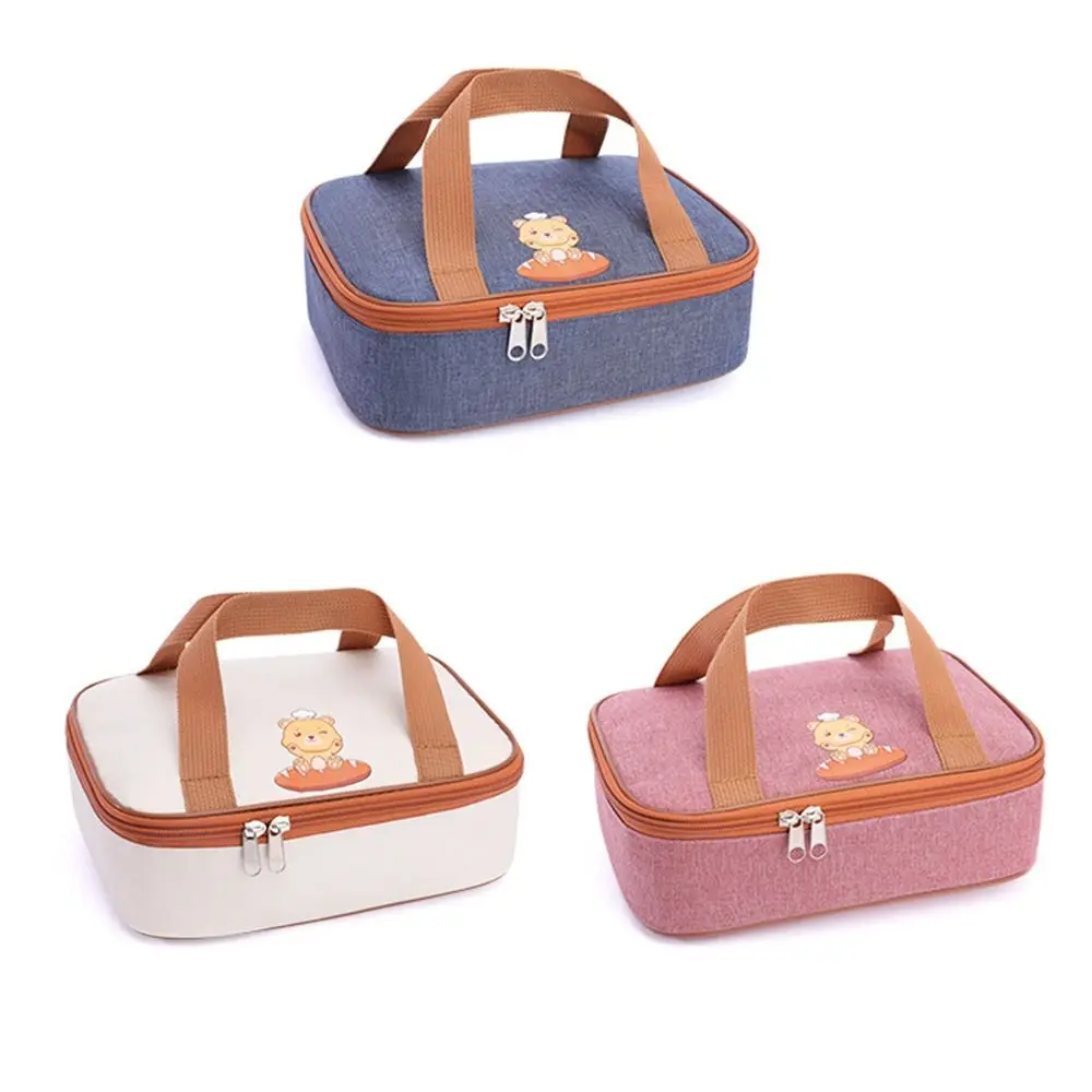 Cooler Lunch Box Bag Insulation Package Outdoor Women Food Hand Bags Food Warm Thermal Bag Tote Lunch Bag Waterproof Lunch Bag