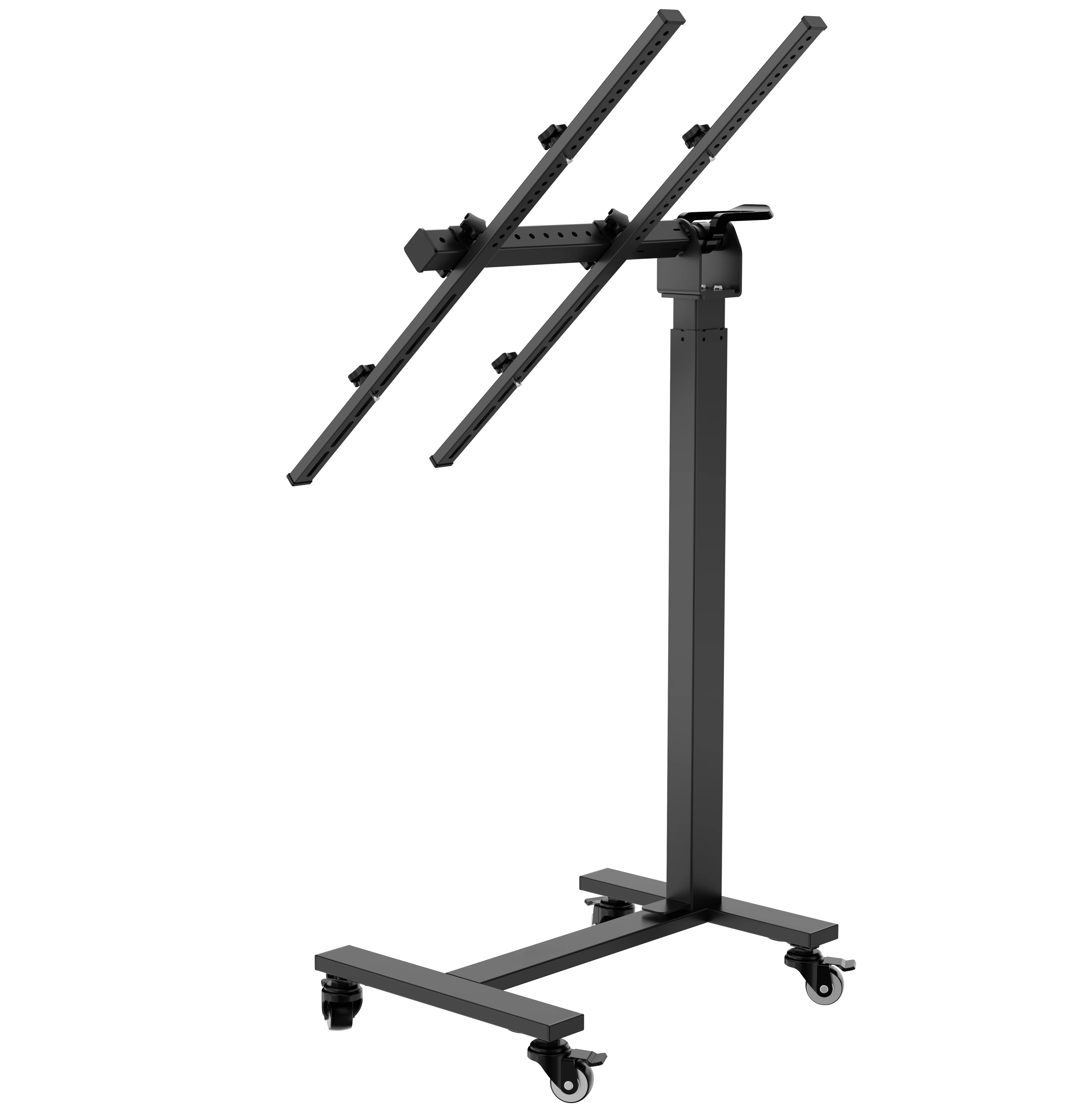 Pneumatic Lifting Stand for Red Light Therapy Panel Horizontal and Vertical Installation