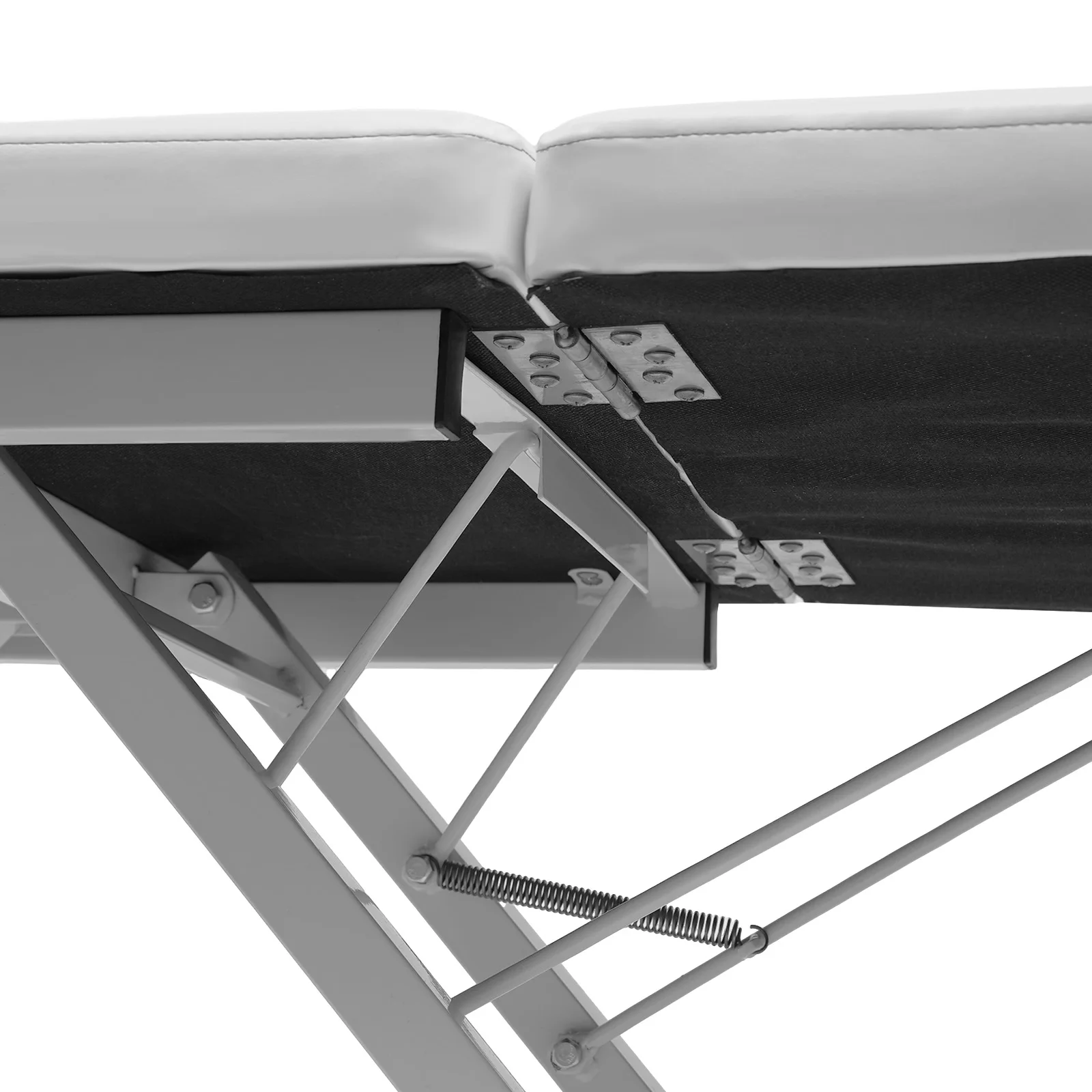 Table de massage portable blanche, lit de spa réglable, lit de cils, 3 possèdent un lit de salon facial