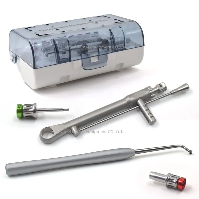

Dental Implant Screw Driver Kit Implant Torque Wrench Screwdriver Prosthetic Kit Ratchet Drivers Dentistry Implant Repair Tools