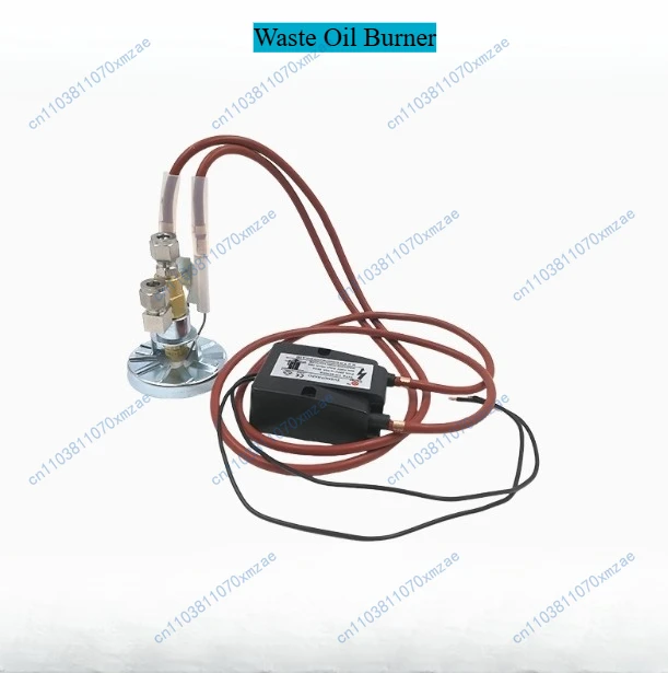 Waste Oil Burner System Kits Siphon Full Cone Oil Nozzle Air Atomizing Sprayer 15KV Ignition Transformer Air Swirler of Burner