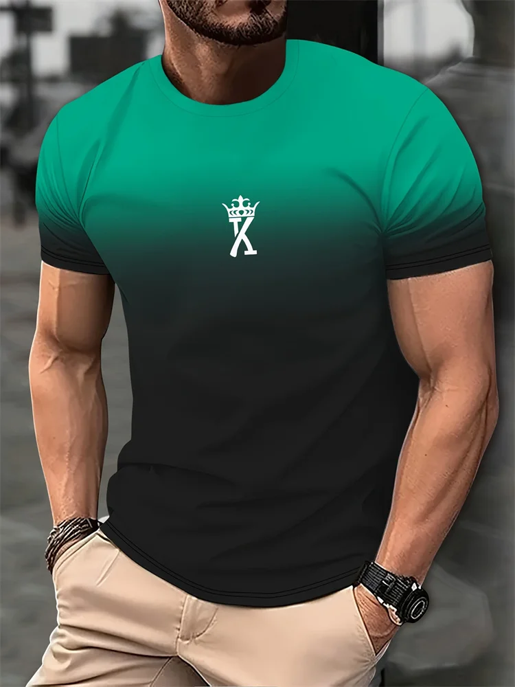 

2024 New Men's Various 3D Printed Casual T-Shirts,Plus Size Short Sleeved Fitness Shirts,Retro Short Sleeved Shirts