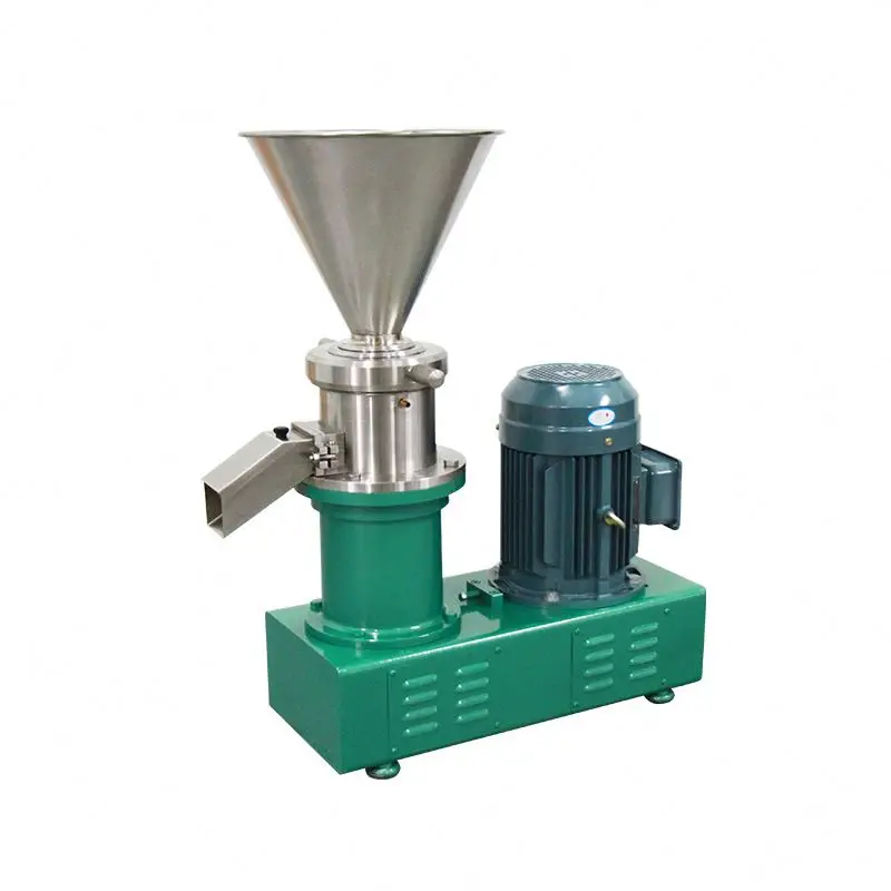 Colloid Mill Grinder Oats Milks Almond Peanut Butter Spice Hummus Sauce Grinding Machine Food Industry Making Equipment 80