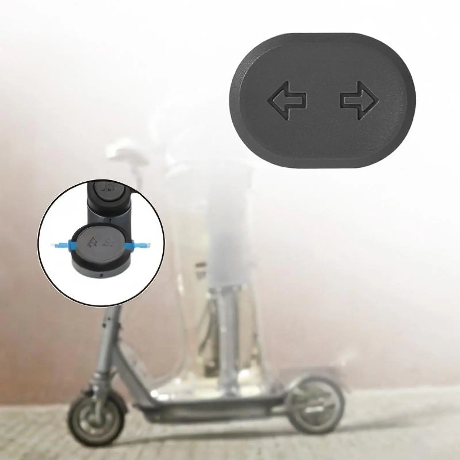 

Кнопка управления рулевым светом электрического скутера, компактный комплект для установки из полипропиленового материала для скутера 50cc G2 2 F2 PRO