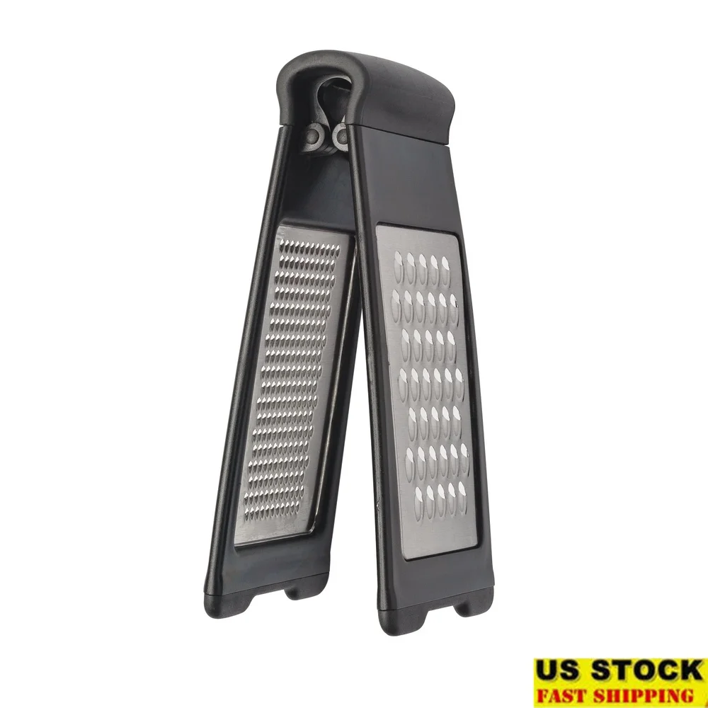 

Stainless Steel Multifunctional Folding Grater Zester Easy Storage Sharp Blades Ergonomic Handle Kitchen Grating Tool Easy Clean