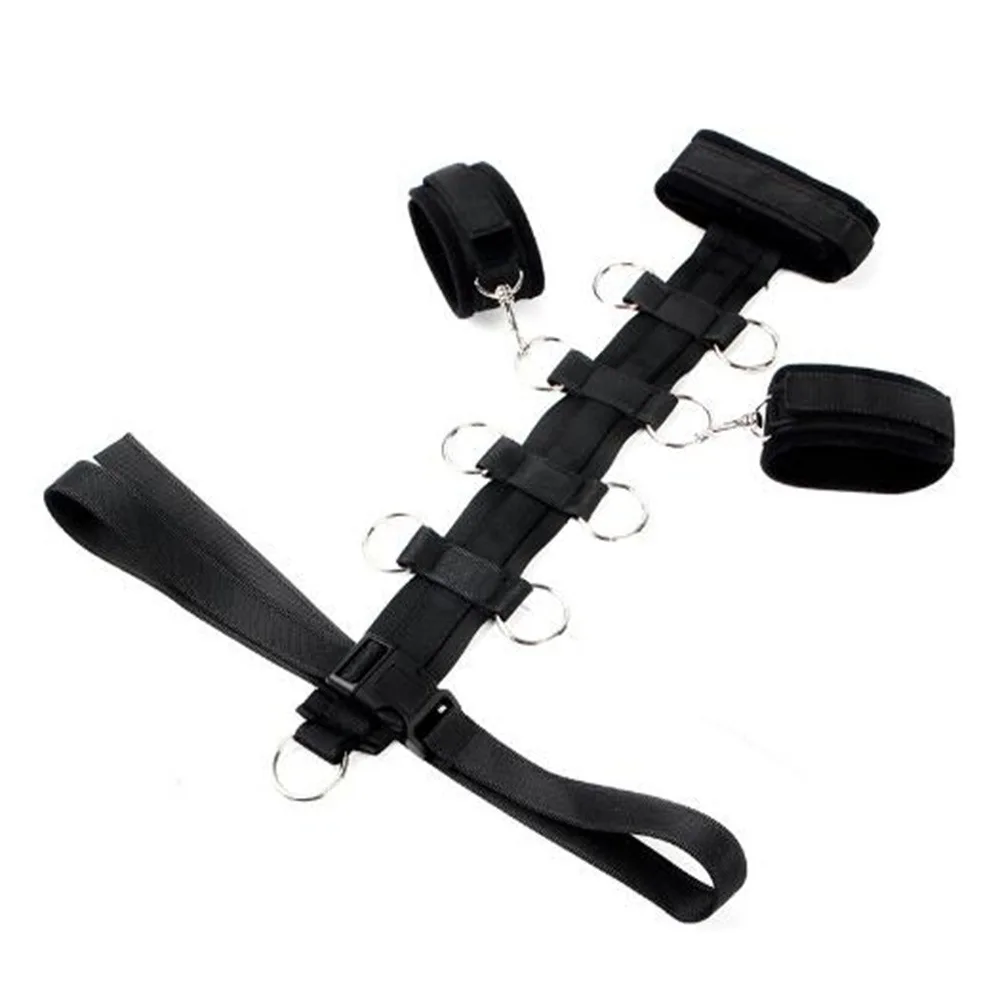 Woman Handcuff Sex Toy BDSM Hand Restraints Sextoy Kits Adjustable Neck Collar SM Slave Role Play Bandage Adult Couple Erotictoy - view 4