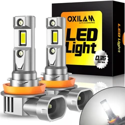 OXILAM 2Pcs Canbus H8 H11 LED Headlight Bulb Universal H9 9005 HB3 9006 HB4 9012 HIR2 Car Headlamp for Golf 7 Bmw E60 E46 Passat