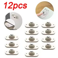 12Pcs Wheels For Furniture Stainless Steel Roller Self Adhesive Caster Home 360 Degree Load Bearing Swivel Universal Wheel