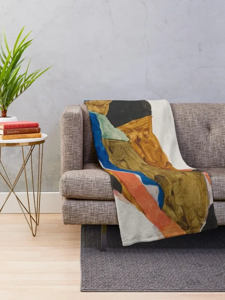 Egon Schiele - Moa Throw Blanket Flannels Luxury Brand Blankets